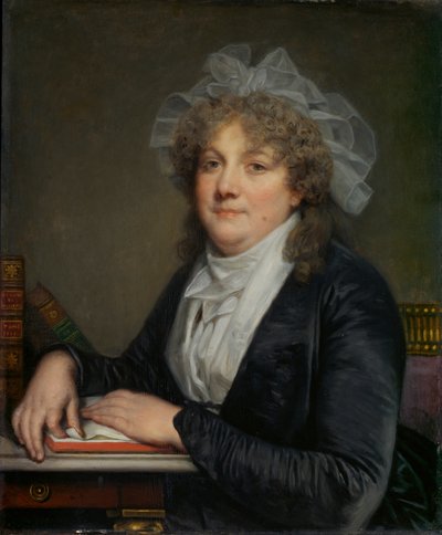 Madame Jean-Baptiste Nicolet by Jean Baptiste Greuze